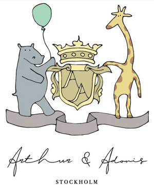 Arthur & Adonis Stockholm crest
