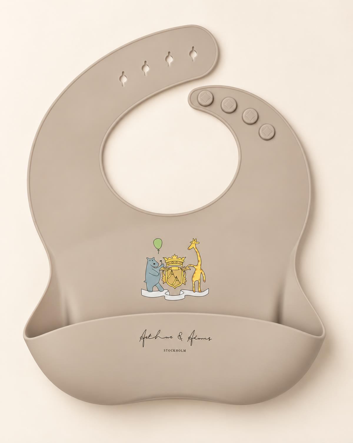 Silicone Bib Monogram